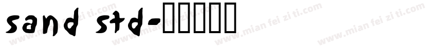 sand std字体转换